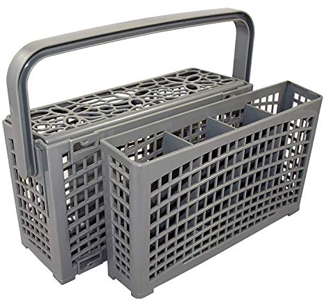 2 in 1 Teilbar Besteckkorb Korb Kompatibel mit Bauknecht Whirlpool Indesit Küppersbusch Hanseatic Spülmaschinen Geschirrspüler