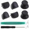 eMagTech 10-teiliges Dual-Sense-Controller-Ersatzset kompatibel mit PS5 V1 Knopf-Thumbsticks Federn Schraubendreher Hebel-Entfernungswerkzeug
