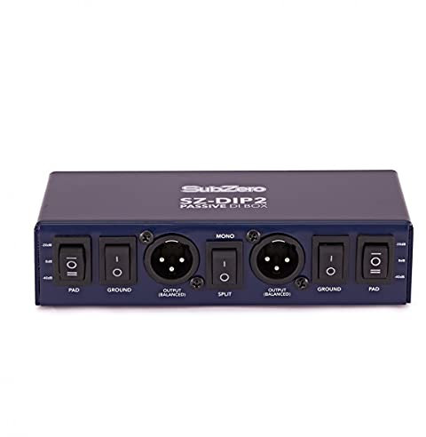 SubZero 2 Channel Dual Stereo Passive DI Box