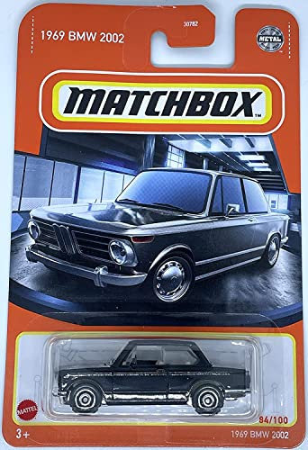 Matchbox 1969 B-M-W 2002, [Black] 84/100, schwarz
