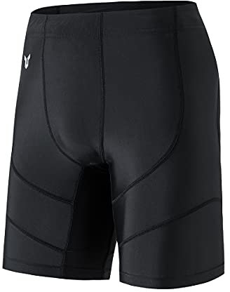 HUGE SPORTS Homme Maillot de Bain Jammers Short de Surf pour Plage Sport Natation Plongée Noir 2XL