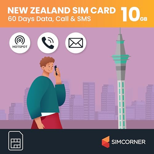 New Zealand Travel Sim Card | Internet Data | Calling and SMS included (5GB Internet Data)