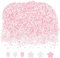 CRASPIRE 100g Resin Fillers Clay Sprinkles Decoration Resin Pink Cherry Blossom Charms Accessories Polymer Sprinkles Polymer Clay Slices for Nail Art DIY Crafts Phone Case