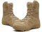 5.AA JX881 Schwarze Mittelhohe Vollleder Combat Boots Einsatzstiefel Kampfstiefel mit Reißverschluss Wüstengelb 39EU
