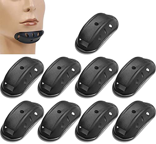 10 Pcs Universal Helmet Chin Pads Guard Helmet Chin Strap Padding Replacement for Outdoor Cycling Bike Motorcycle Bicycle Riding