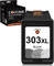 COCCINK 303XL (1 Schwarz) Wiederaufbereitete Druckerpatronen Ersatz für HP 303 XL für Envy Photo 6220 6234 6230 7134 6220 7830 7855 7800 6232 6255 7130 6222 6258 7120 7164 HP Tango X Drucker