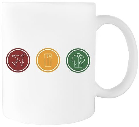 Suzetee Grink -128 Keramik-Trinkbecher Weißer Becher