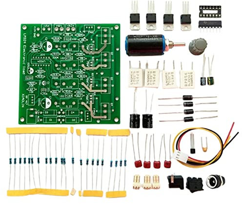 SEARUB Electronic Load Tester 150W 10A Constant Current Battery Discharge Capacity Tester DIY Kit Adjustable Constant Current Power Supply