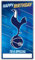 Danilo Promotions Ltd Geburtstagskarte Tottenham Football Club mit Aufklebern zum Personalisieren mit Ihrer Beschriftung für Mutter, Vater, Enkel, Freund, offene Geburtstagskarte, Blau