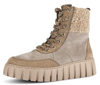 Gabor Damen Schnürstiefeletten, Frauen Stiefeletten,halbstiefel,Kurzstiefel,uebergangsschuhe,uebergangsstiefel,Desert/Wood(Webl.),42.5 EU / 8.5 UK