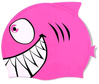 kina - Gorro de Natación Infantil, para Piscina, Silicona, Hipoalergénico, Elástico y Suave al Tacto para Cabello Corto y Largo