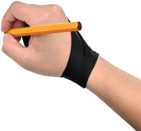 LICQIC Artist Glove, Drawing Tablet Glove, Anti-fouling Digital Draw Glove for Graphics Drawing, Tablet, Pad and Art Creation (S)