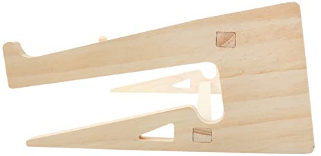 CAXUSD Djustable Height Laptop Stand Vertical Lap Desk for Laptop (wooden Black)