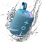 Tribit StormBox Mini+ Bluetooth Speaker 12W,360°Surround Sound,12H Playtime,Bluetooth 5.4,IPX7 Waterproof,RGB Lights,Custom EQ,TWS Pairing,Type-C, AAC/SBC Support,Portable for Home/Outdoor/Travel