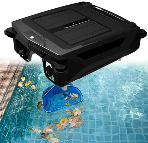 Beachtiful Limpiador Automático de Superficies de Piscinas con Energía Solar con 5000 mAh, Control por aplicación, Robot con Batería Que Limpia Forma Continua Durante 30 Horas y Motores Rediseñados