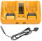 Battery Charger Replacement Compatible with Dewalt 12V-20V MAX Lithium Battery, with 2-Ports Battery Charger and Dual USB Port Charging, Smart Sensitive Indicator