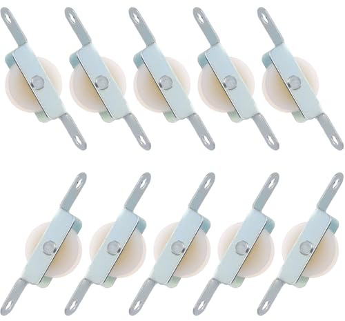 BRABOSTON Reparatur-Set für Schiebetüren, Markisen, Reparatur-Set, langlebig, Stahl, Ersatzkomponente für Vordächer im Freien, benutzerfreundliche Reparaturteile für Terrassenschirme, 10 Stück