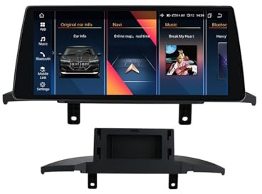 Autoradio per BMW 1 Series F20/F21 NBT 2011–2016, 10.25 pollici Schermo tattile con Wireless CarPlay Androidd Auto GPS WiFi Navi SWC FM(4-core 1+32G)