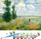 WOWDECOR Paint by Numbers Kits for Adults Kids, DIY Number Painting - Monet Tea Tree Flowers 40 x 50 cm - New Stamped Canvas (Frameless)