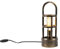 Qazqa - Art Deco Art Deco Tischlampe Bronze 35 cm - Kevie I Wohnzimmer I Schlafzimmer - Aluminium Rund I Länglich - LED geeignet E27