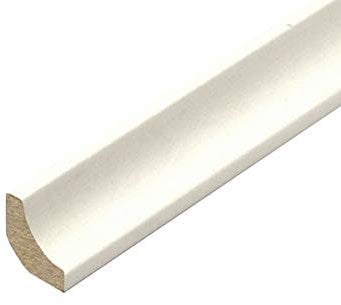 MDF White Laminate Scotia Beading to Suit All Flooring Types 30x 2.4m 2400mm Lengths Money Saving Bundle