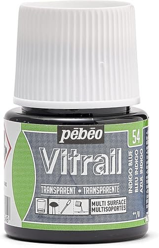 PEBEO Vitrail Paint, blu indaco, 45 ml