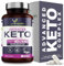 Keto Diet Pills - Max Strength Weight Loss Complex for Men & Women - MCT Oil, Green Tea, Bio-Cultures, Vitamins & Minerals, Carbohydrates & Fatty Acids Metabolism – 60 Vegan Capsules - Made in The UK