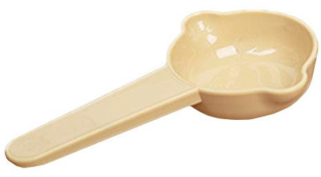 ZUOLUO CuillèRe à Nourriture pour Chien Doseur Croquettes Chien Nourriture pour Chien Cuillère Chien Cuillère Chien Scoop Pet Food Scoop Yellow