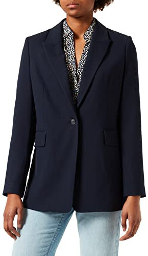 S.Oliver BLACK LABEL Damen 150.11.899.15.152.2102883 Blazer, Dark Navy, 36 EU