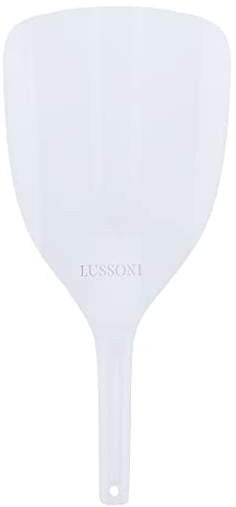 T4B LUSSONI Gesichtsschutz, Friseurzubehör, Werkzeug zum Schneiden und Stylen, Pony Haare, Schützt die Augen und das Gesicht, Transparent Kunststoff, Universalgröße