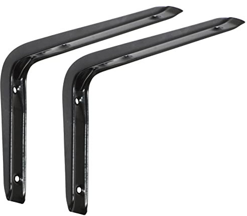 Stahlblechkonsole schwarz 150x200 mm