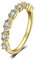 JewelryPalace Verlobungsring Eheringe Ring Silber 925 Damen, Zirkonia Damenring Vorsteckring Hochzeitsringe Antragsring Memoirering Ewigkeitsring Band Ringe Set, Damen Schmuck Vergoldet 57