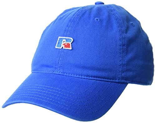 Russell Athletic Herren R Dad Cap Hut, Blau, Einheitsgröße