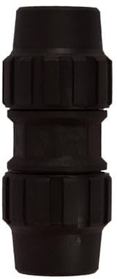 Jardin202 - Enlace Recto de Polietileno para Tubería de Riego por Goteo - Varias Medidas | 25mm (Pack 5 uds)