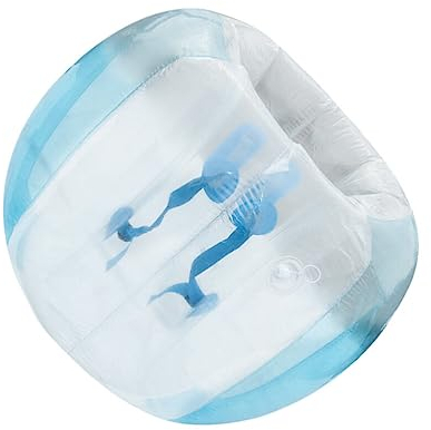 Toyvian Stoßfänger-Bubble-Ball Hamsterball Für Menschen Aufblasbare Bälle, Um Hineinzukommen Aufblasbare Körperblase Stoßkugeln Für Erwachsene Menschlicher Hamsterball Kind Trampolin Riese