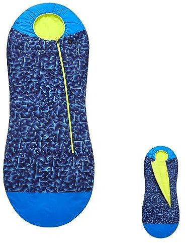 GLazzy Tragbarer beheizter Schlafsack, 4-Zonen-Heiz-Camping-Schlafsack mit 3 Schaltstufen, USB-betriebene Optionen for Camping, Wandern, Schlafsackheizung im Innen- und Außenbereich
