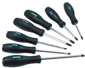 Kamasa 56148 Pound Thru Screwdriver Set 7pc