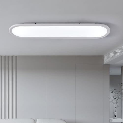 Oninio LED Deckenleuchte Lange 36W Deckenlampe Moderne Ultraschlanke weiße Licht 70cm Deckenleuchte für Schlafzimmer, Schrank, Flur