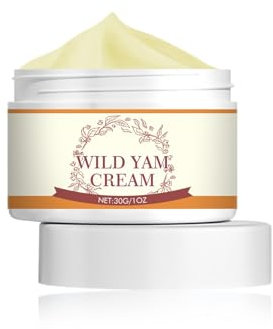 Alterung Gesicht Wild Yam Feuchtigkeitsspendende Feuchtigkeitsspendende Hautpflege Erfrischende Falten Licht LHy738 (White, 5.4 * 4 cm)