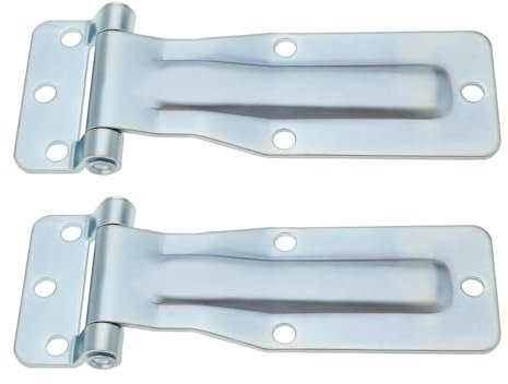 OTOTEC 2 bisagras de acero para coche, bisagras resistentes adecuadas para puerta trasera de granero, camión, remolque, puerta, furgoneta, caravana, remolque, galvanizado