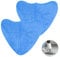 XUIIOSOOKP 2 Pcs Microfiber Steamer Mop Pads, Microfiber Steam Mop Pads Replacement Compatible with Vax Steam Mop Pads S85-CM S86-SF-P S86-SF-T S2ST S86-SF-CC VRS29M Vax Steamer Cleaner Mop Pads