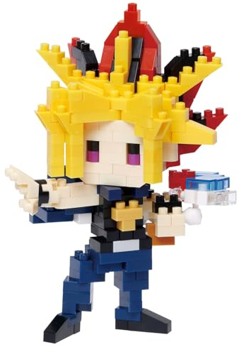 nanoblock Yu-Gi-Oh Yami Yugi Model Building Blocks Puzzle per adulti e bambini | Costruisci il tuo kit di modelli in plastica con mini mattoni è un ottimo regalo per adolescenti e adulti