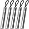WholeFire 5Pack Lampe Stylo Rechargeable, Mini Lampe de Poche EDC Ultra-Compacte, Lampe de Poche 500 Lumen avec 3 Modes, Lampe d'Inspection Médicale pour le Camping et l'Extérieur Réparation