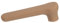 sourcing map Silicone Door Handle Cover, Silicone Anti-Static Door Knob Cover Anti-Collision Door Handle Protector for Flat Door Handle Lever, Brown