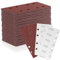 ZEHIQ 100 Stk Schleifblatt Set, 93mm x 185mm Schleifpapier Körnung 320, 8 Löcher Sandpapier mit Klett verschiedene Zubehör Materialien für Schwingschleifer