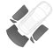 WNCXSA Autofenster Sonnenschutzrollos Für Skoda Für Octavia Combi 5E 2013-2020 Magnetischer Auto-Sonnenschutz Visier Frontscheibenvorhang Heckscheiben-Sonnenschutzschild(Rear 5pcs)