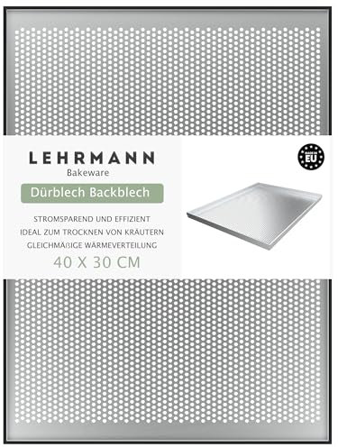 Teglia per essiccazione, 40 x 30 cm, lamiera forata combinata/ricambio per Siemens Bosch Neff, adatta per quasi tutti i forno/forno domestico