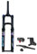 ZECHAO Forcella Ammortizzata for Bicicletta MTB 27,5/29 Pollici, Tubo Dritto 1-1/8 Lega Di Alluminio Escursione 140mm Perno Passante con Regolazione Del Rimbalzo Forcella Ad Aria(Tapered Manual Lock,
