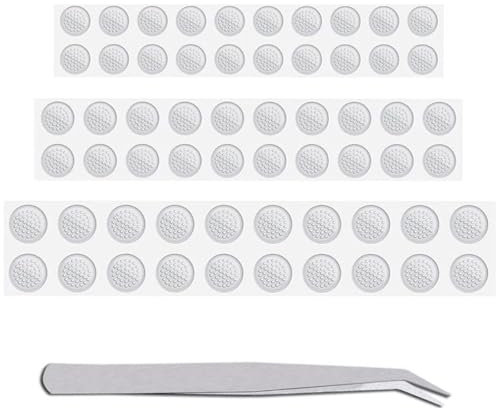 30 Paar Ohrhörer Staubdichtes Netz mit Kleber, Edelstahl In-Ear-Kopfhörer-Filternetz, Ersatz Sauberes Netz(3,5 mm 4 mm 4,5 mm, Jede Größe 10 Paar), Inklusive Präzisionspinzette