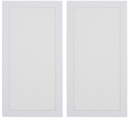 140 X 280mm DIY PC Case Dust Mesh Filter, [ 2 Pack ] PVC Magnetic Dust Filter Cover, PC Fan Dust Mesh PC Cooler Filter for Computer PC Case (White)